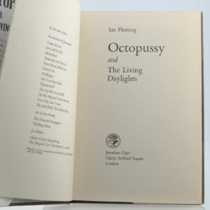 Octopussy by Ian Fleming 1st