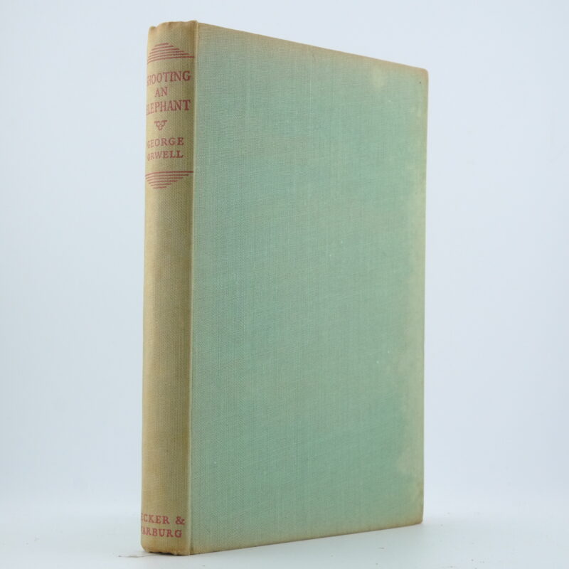Shooting an Elephant by George Orwell 1st