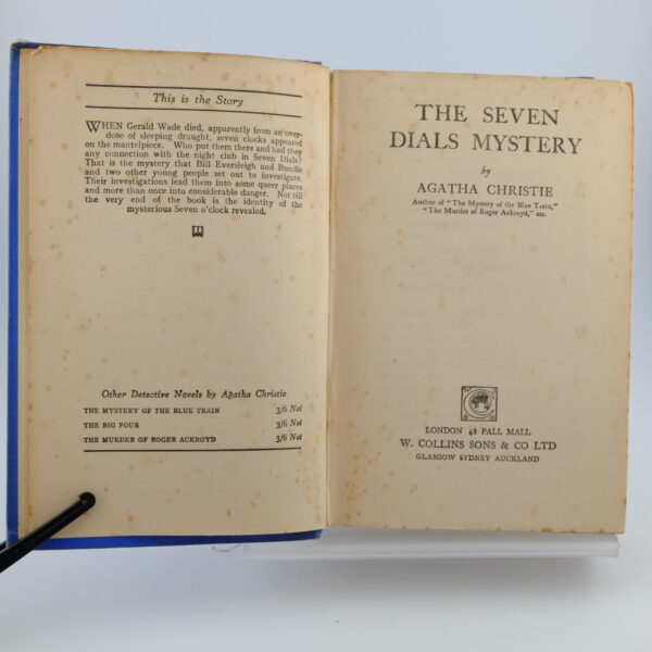The Seven Dials Mystery by Agatha Christie (