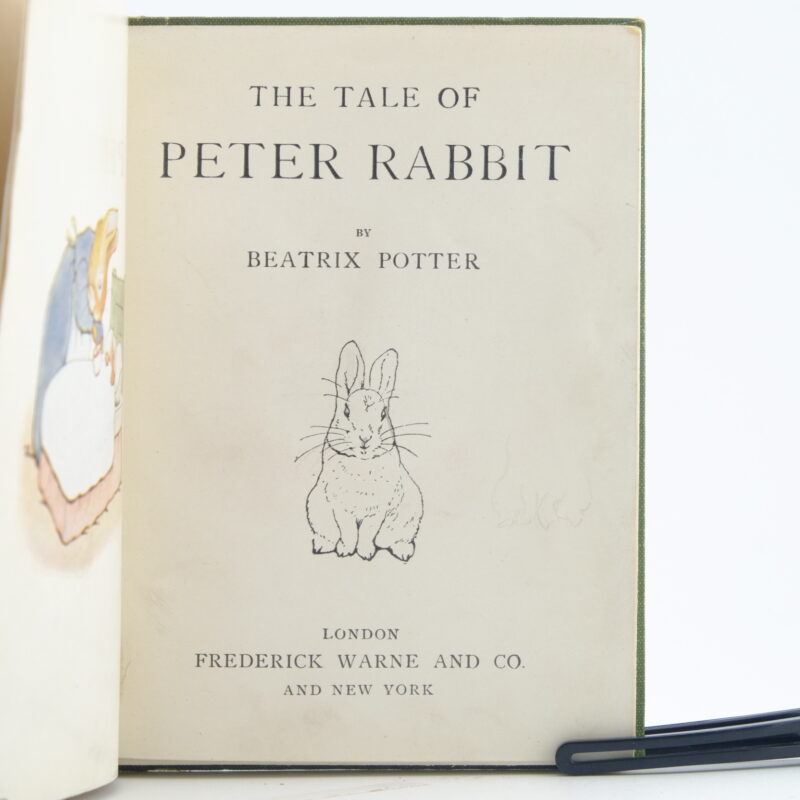 The Tale of Peter Rabbit with signature Beatrix Potter 1st (
