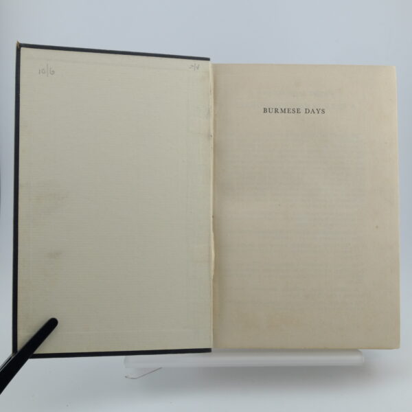 Burmese Days by George Orwell