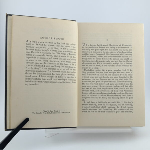 Burmese Days by George Orwell