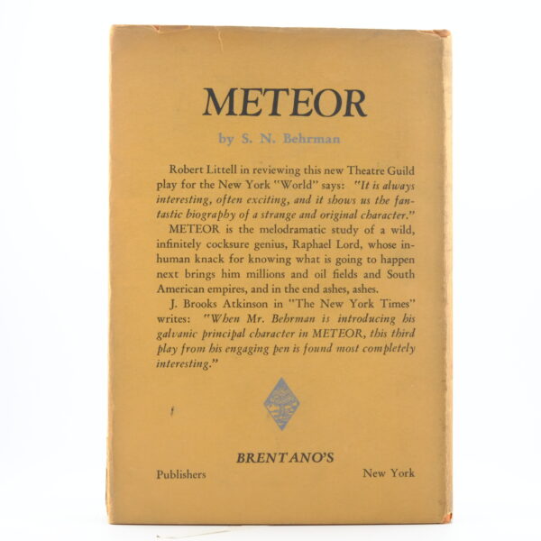 Meteor by S N Behrman