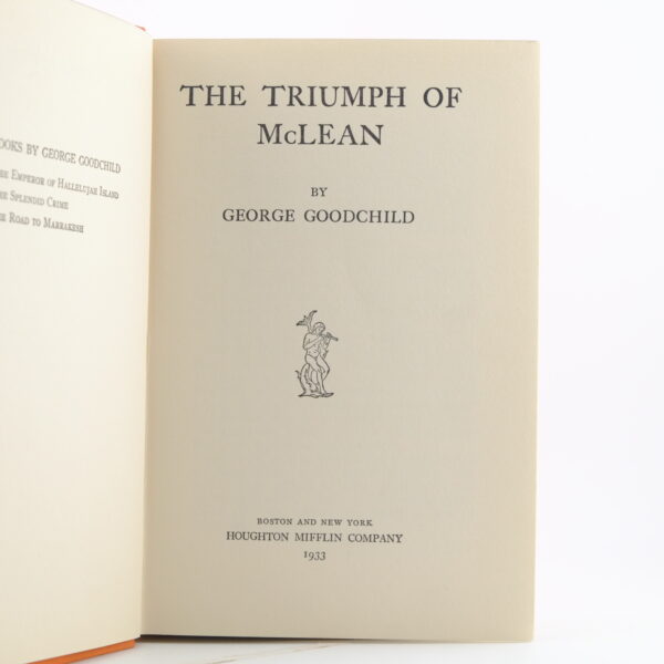 The Triumph of McLean by George Goodchild