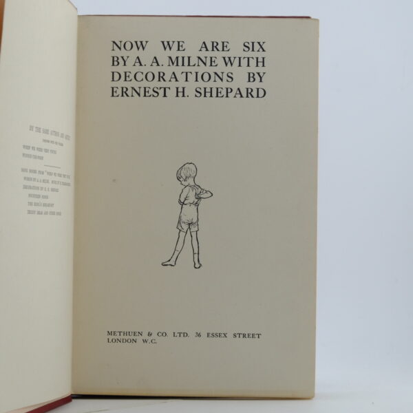 Now we are Six 1st edition A. A. Milne