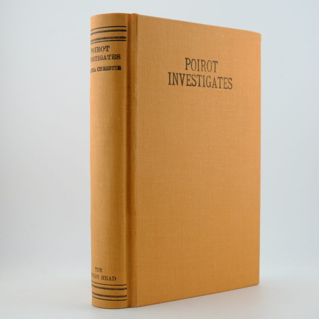 Poirot Investigates 1st edition Agatha Christie