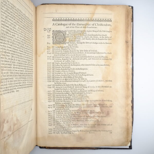 The History of the World 1st edition by Alexander Ross 1652
