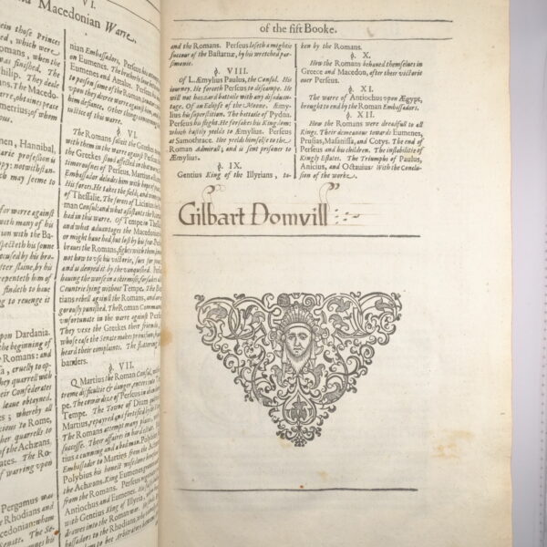 The History of the World by Sir Walter Raleigh 1st edition 1614