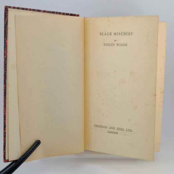 Black Mischief by Evelyn Waugh 1st (5) Black Mischief by Evelyn Waugh 1st