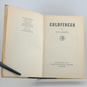Goldfinger by Ian Fleming 1st DJ
