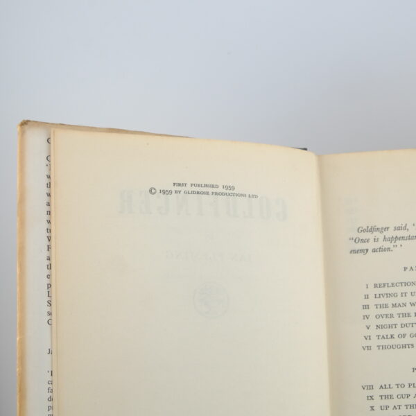 Goldfinger by Ian Fleming 1st DJ (3) Goldfinger by Ian Fleming 1st DJ