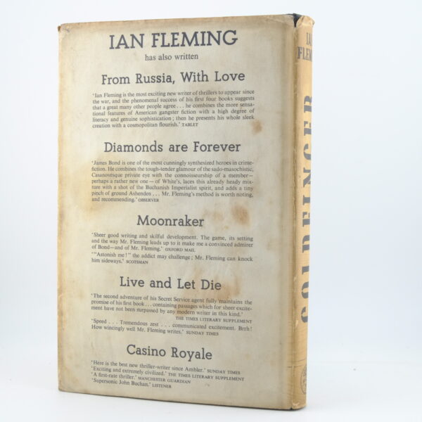 Goldfinger by Ian Fleming 1st DJ (8) Goldfinger by Ian Fleming 1st DJ