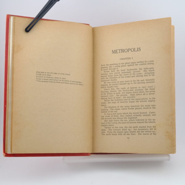 Metropolis by Thea Von Harbou (6) Metropolis by Thea Von Harbou
