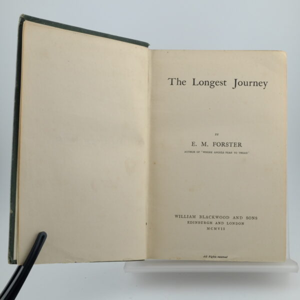The Longest Journey by E. M. Forster 1907 (6) The Longest Journey by E. M. Forster 1907