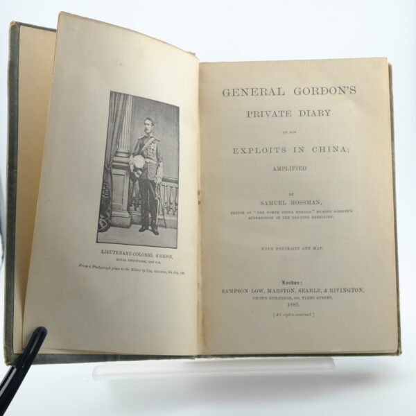 General Gordon's Private Diary by Samuel Mussan