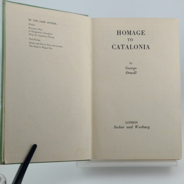 Homage to Catalonia by Joseph Heller