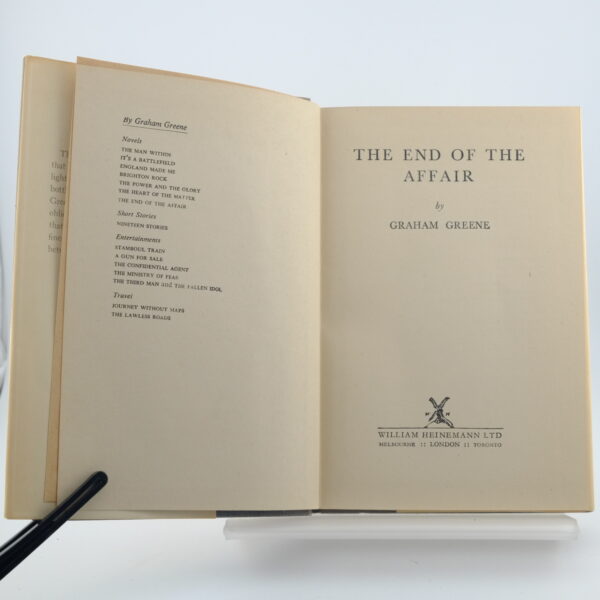 The End of the Affair by Graham Greene (4) The End of the Affair by Graham Greene