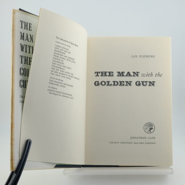 The Man with the Golden Gun by Ian Fleming 1st