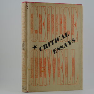 Critical Essays by George Orwell 1st (