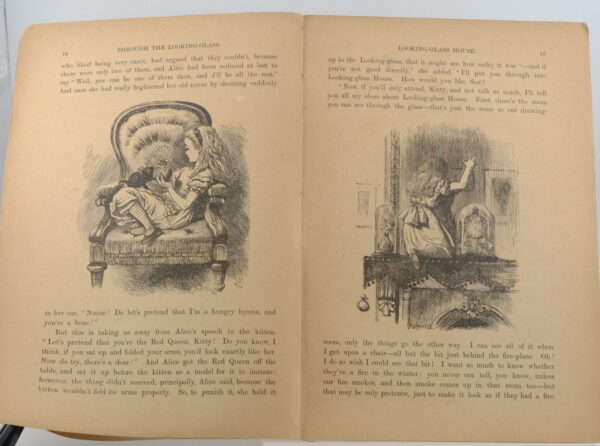 Lewis Carroll Sixpenny Alice Through the Looking Glass