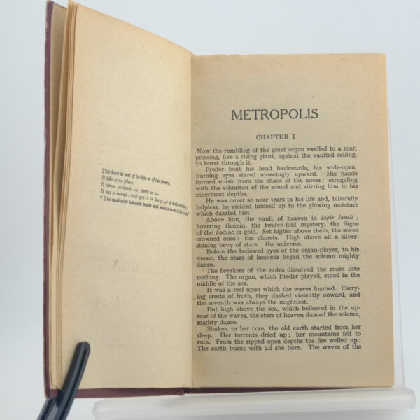 Metropolis Readers Thea Von Harbou (4) Metropolis Readers Thea Von Harbou