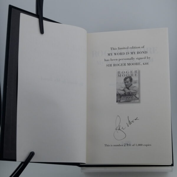 My Word is My Bond by Roger Moore Ltd ed