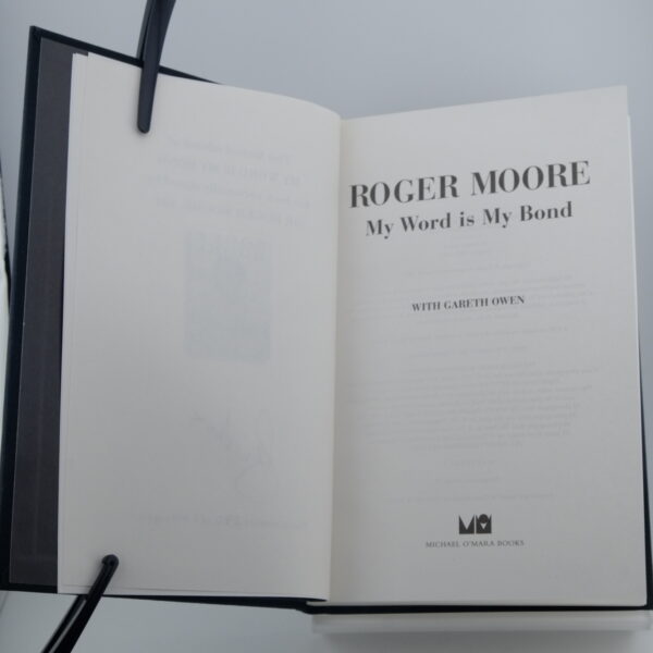 My Word is My Bond by Roger Moore Ltd ed