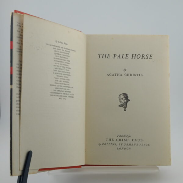 Agatha Christie The Pale Horse 1st