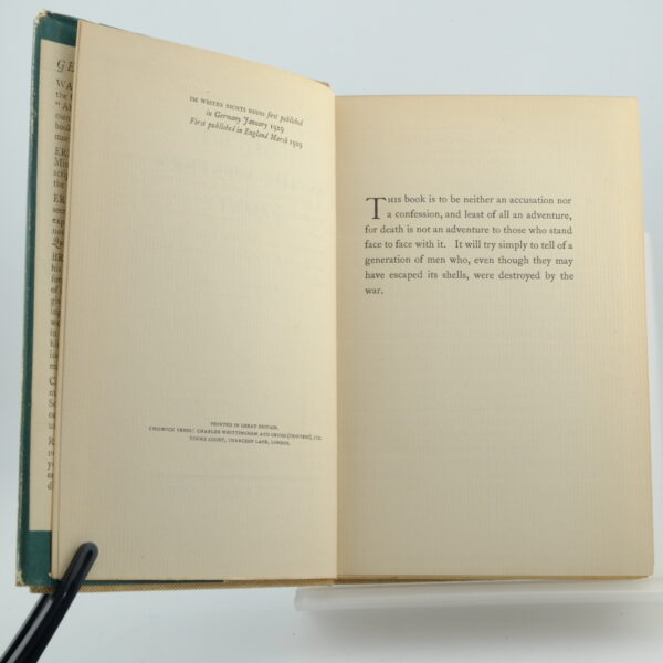 All Quiet on the Western Front by Erich Maria Remarque