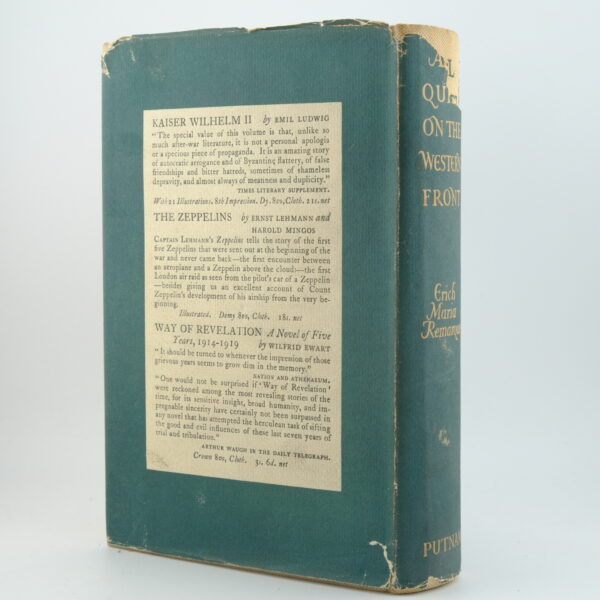 All Quiet on the Western Front by Erich Maria Remarque