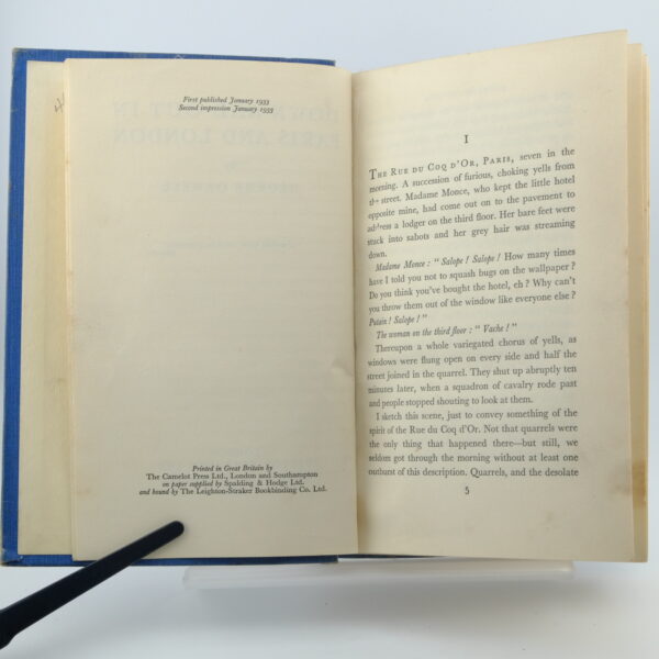 Down and Out by George Orwell