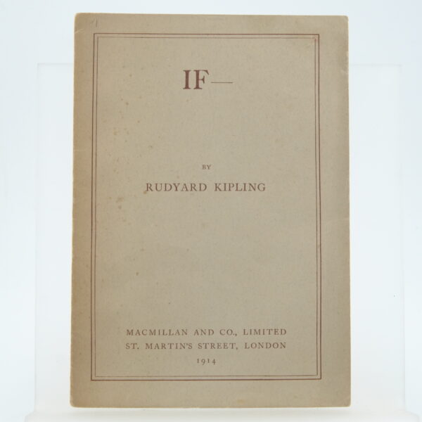 If by Rudyard Kiping1914 (1) If by Rudyard Kiping1914