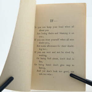 If by Rudyard Kiping1914